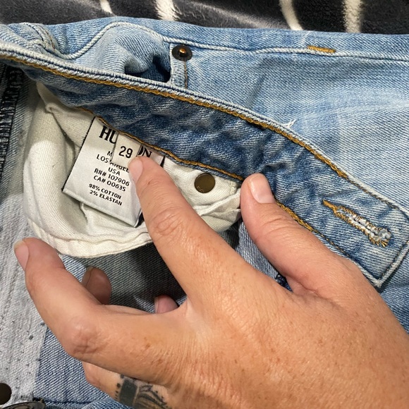 ***Hudson Cropped Ripped Jeans*** - Picture 2 of 3